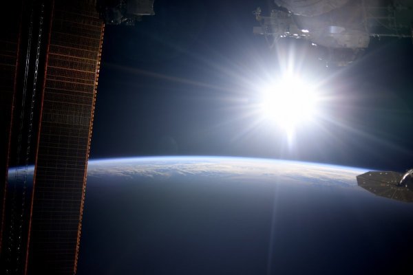 Солнце с МКС