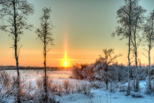 Рассвет зимой