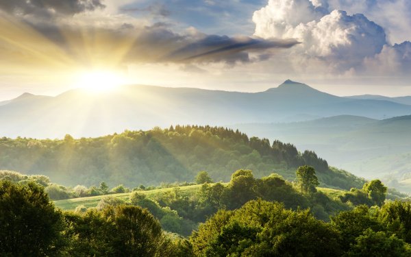 Солнце пейзаж