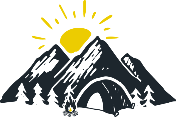 Пейзаж цветными карандашами легкий