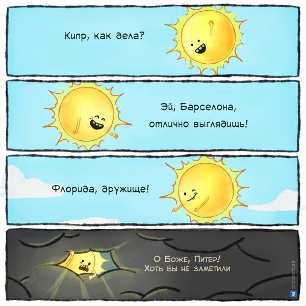 Прикольное солнышко