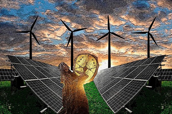 Ветряки и солнечные панели