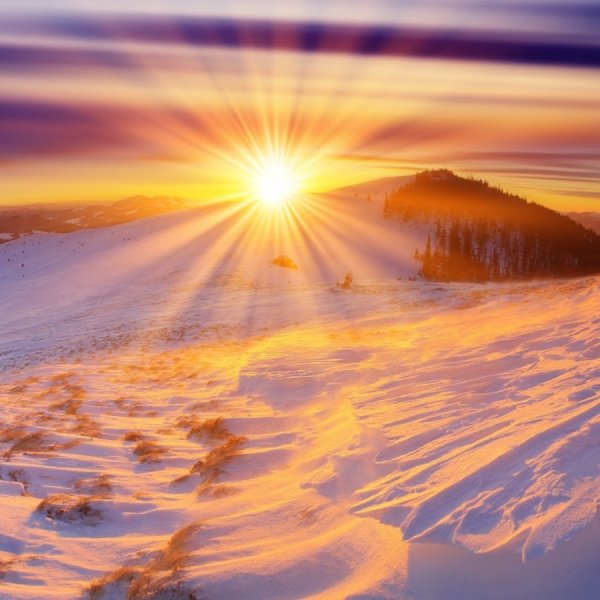Зимнее солнце
