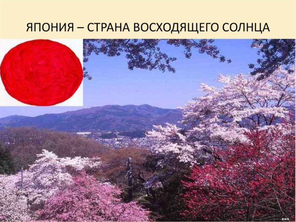 Страна восходящего солнца