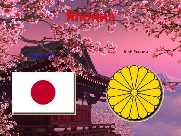 Япония Страна восходящего солнца