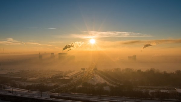 Дымка над городом