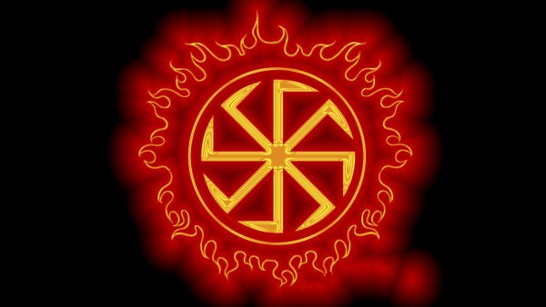 Знак чёрное солнце свастика