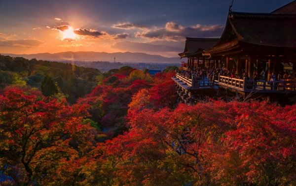 Закат в Японии