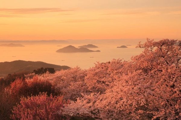 Рассвет в Японии