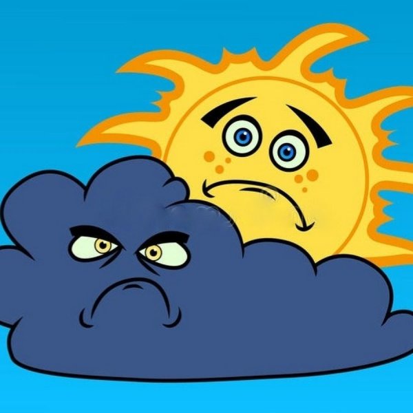 Солнце и тучка