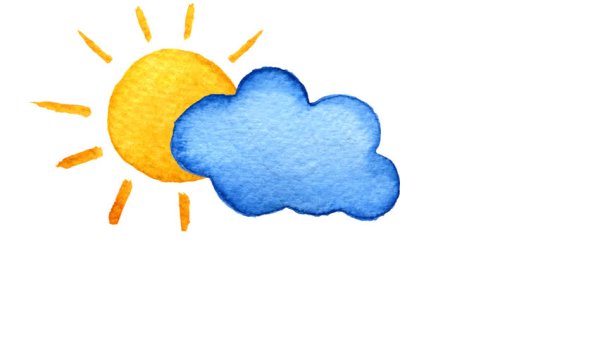 Солнышко и солнышко с Тучкой