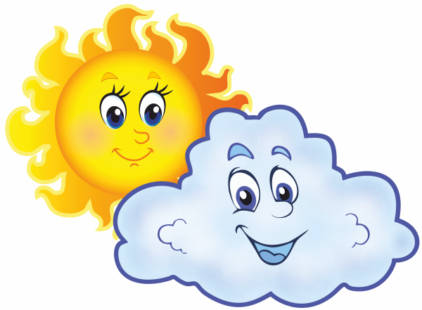 Солнышко и тучка