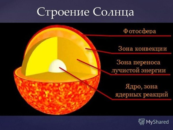 Строение солнца конвективная зона