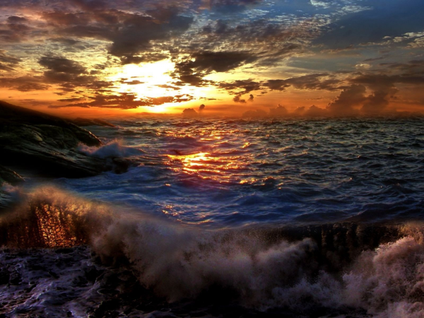 Гроза на пляже