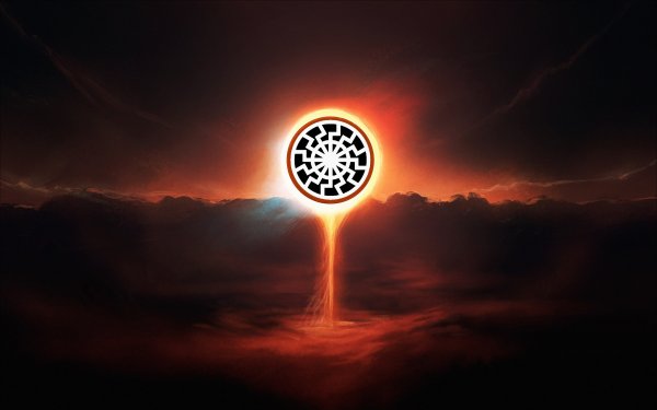 Древнеславянский символ черное солнце