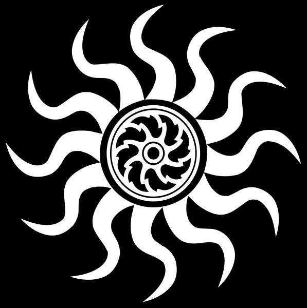 Чёрное солнце символ славян