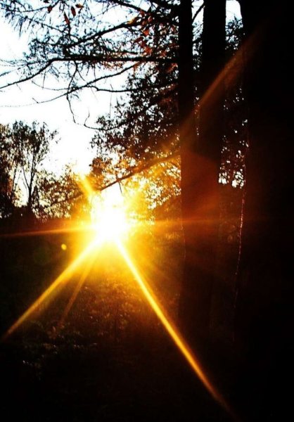 Свечение солнца