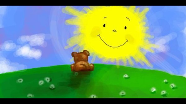 Медведь на солнышке