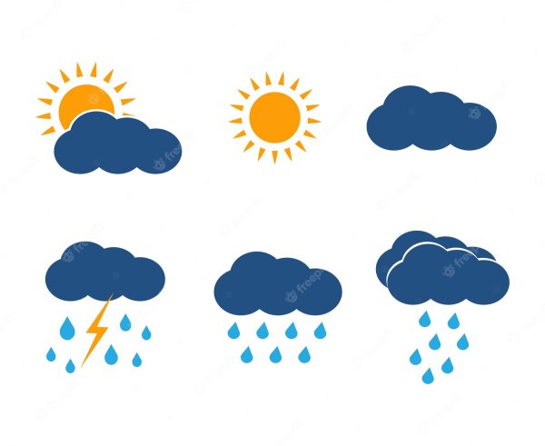 Солнце тучка дождик