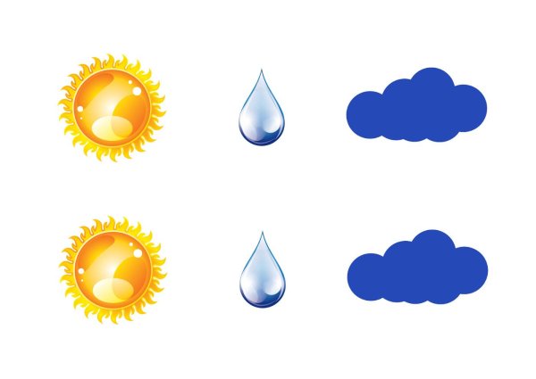 Тучка с капельками