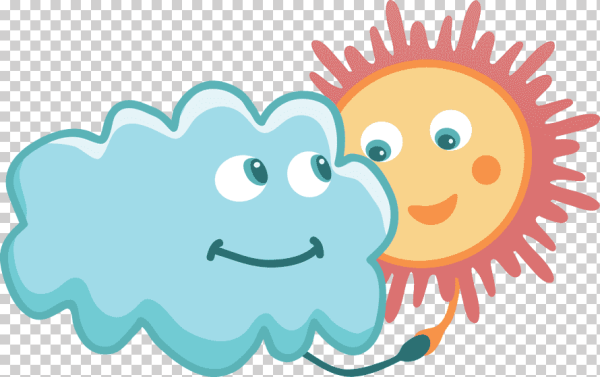 Солнышко и тучка