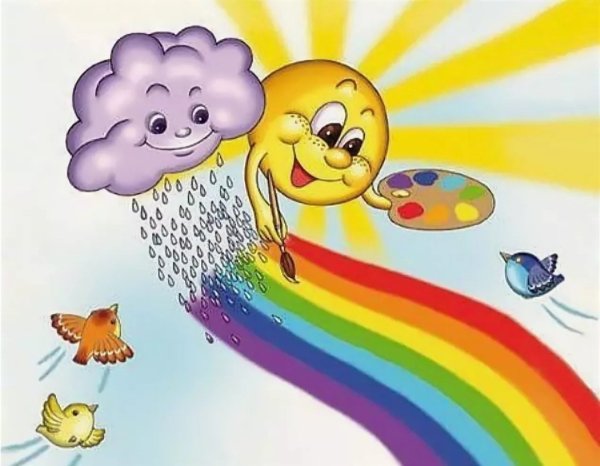 Солнце в Тучке на прозрачном фоне