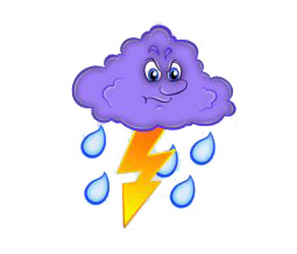 Тучка с радугой