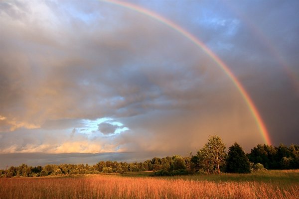 Радуга после дождя
