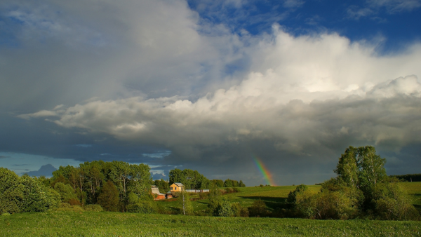 Радуга после грозы