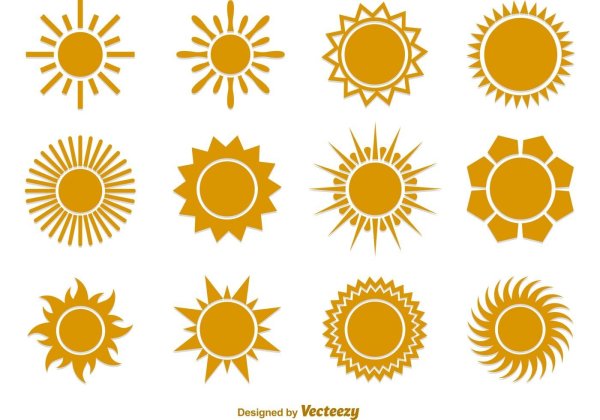 Солнце вектор