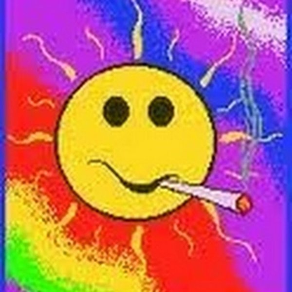 Смайлик с кальяном