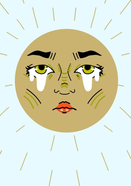 Грустное солнышко