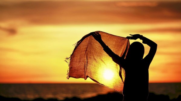 Девушка солнце