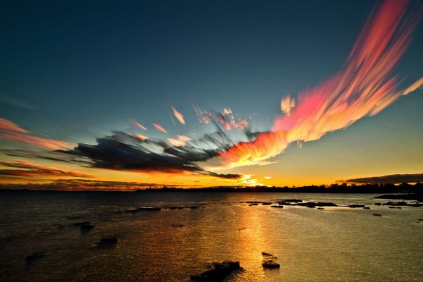 Невероятно красивый закат