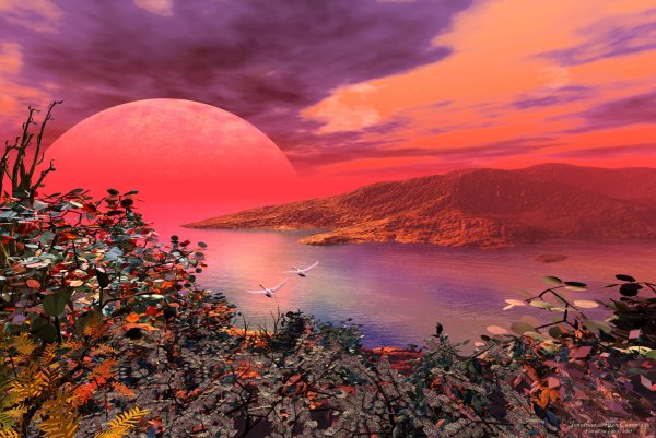 Закат на другой планете