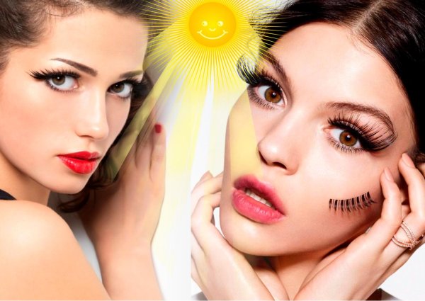 Ресницы цветы