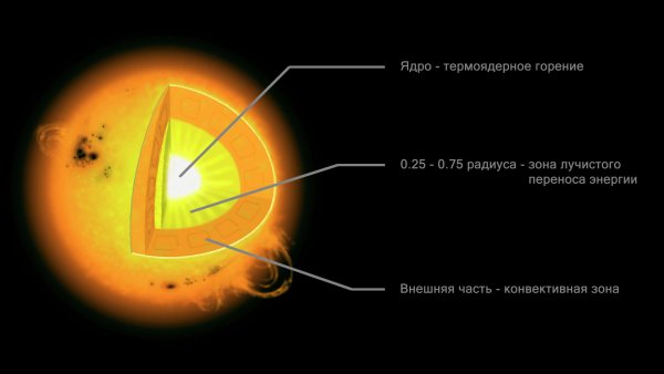 Конвективная зона солнца