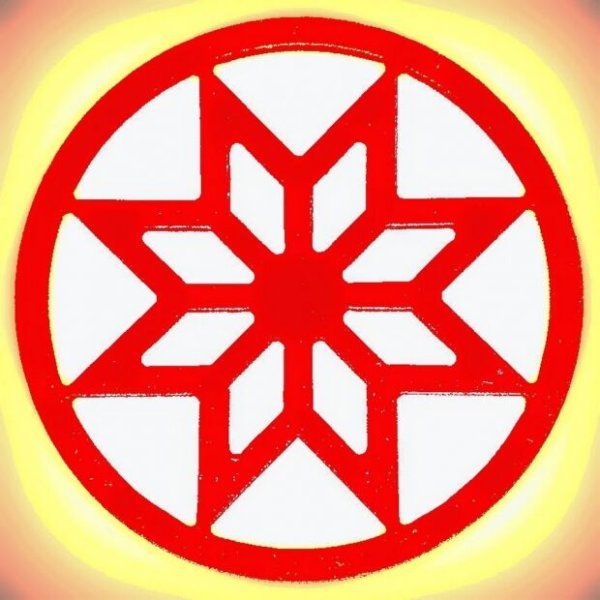 Звезда Алатырь (крест Сварога)символ