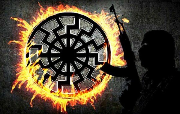 Древнеславянский символ черное солнце