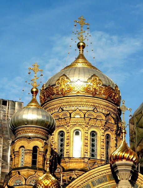 Церковь храм собор золотые купола