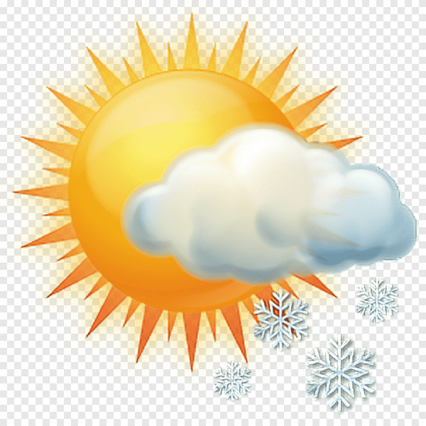 Туча солнце снег