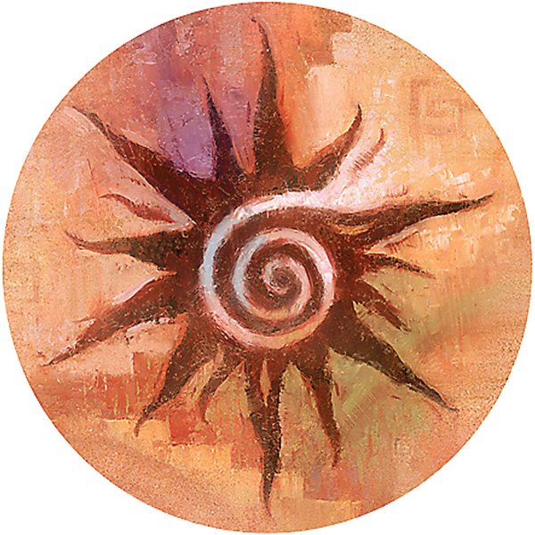 Символическое изображение солнца