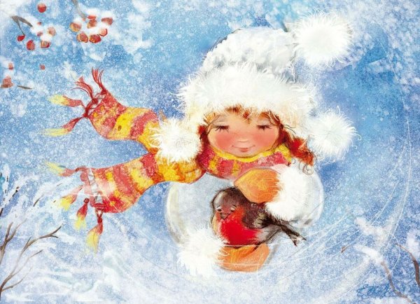 Яркое солнце зимой