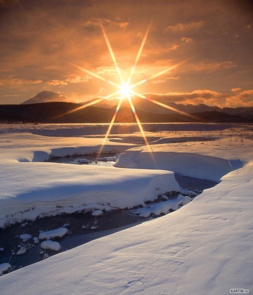 Рассвет зимой