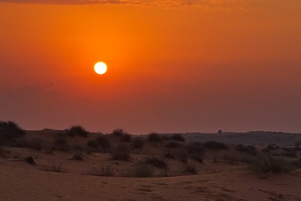 Рассвет в пустыне Египет