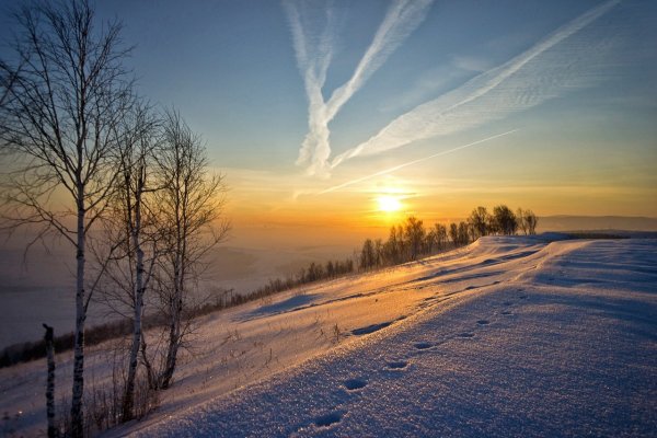 Рассвет зимой