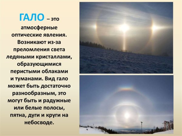 Гало и миражи