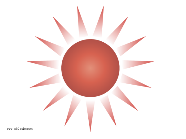 Красное солнце