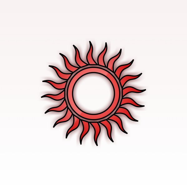 Солнце рисунок