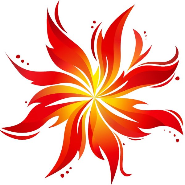 Грустное красное солнце